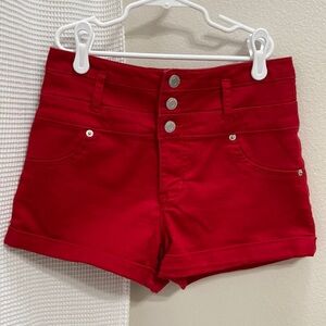 Women’s Mossimo Supply Co. Bright Red High Rise Short. Size 4/27.